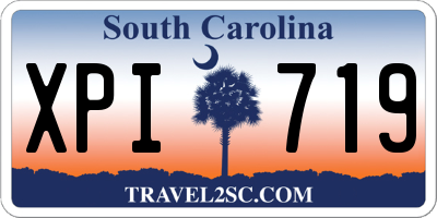 SC license plate XPI719
