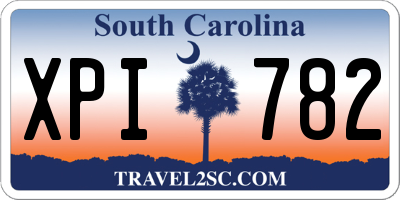 SC license plate XPI782