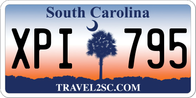 SC license plate XPI795