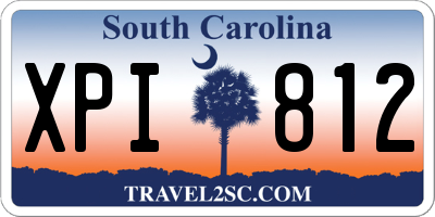 SC license plate XPI812