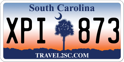 SC license plate XPI873