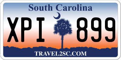 SC license plate XPI899
