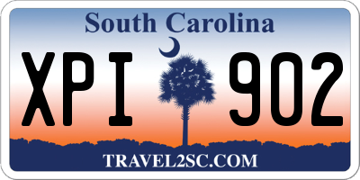 SC license plate XPI902