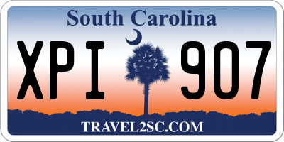 SC license plate XPI907