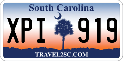 SC license plate XPI919