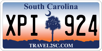 SC license plate XPI924