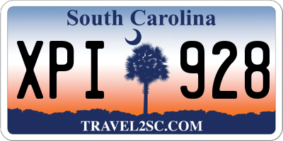 SC license plate XPI928