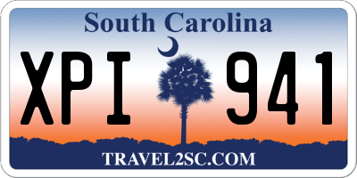 SC license plate XPI941