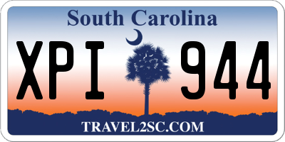 SC license plate XPI944