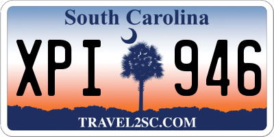 SC license plate XPI946