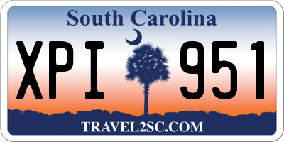 SC license plate XPI951