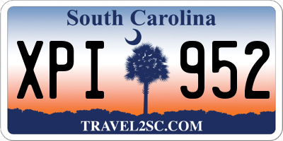 SC license plate XPI952