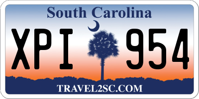 SC license plate XPI954