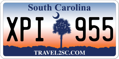 SC license plate XPI955