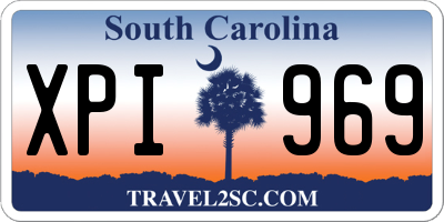 SC license plate XPI969