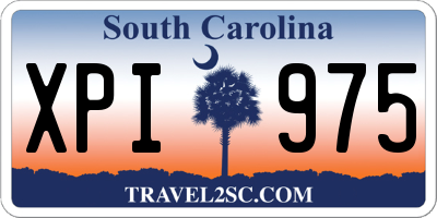 SC license plate XPI975