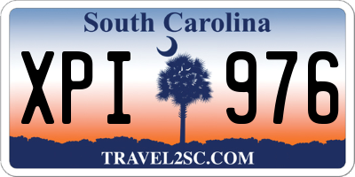 SC license plate XPI976