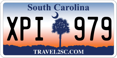 SC license plate XPI979