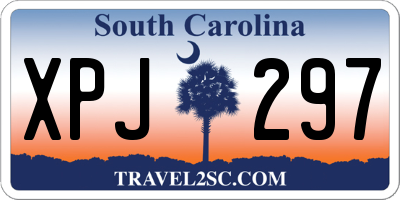 SC license plate XPJ297