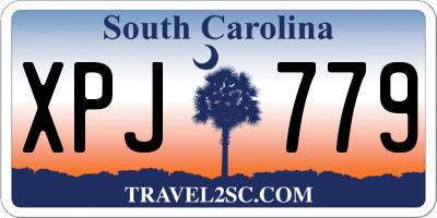 SC license plate XPJ779