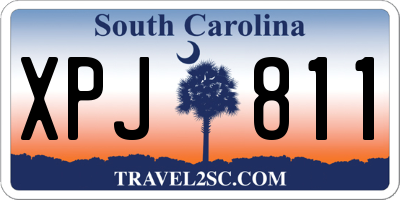 SC license plate XPJ811