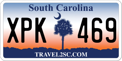 SC license plate XPK469