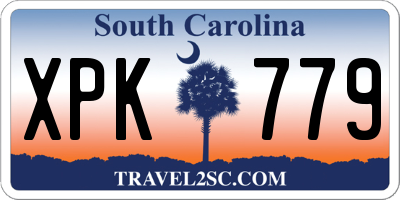 SC license plate XPK779
