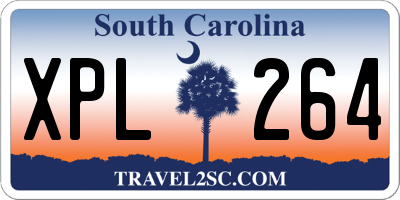 SC license plate XPL264