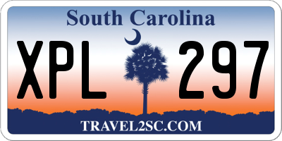 SC license plate XPL297