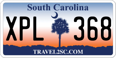 SC license plate XPL368