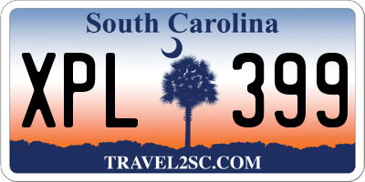 SC license plate XPL399