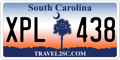 SC license plate XPL438