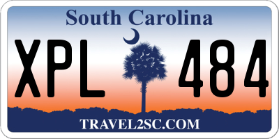 SC license plate XPL484