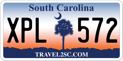 SC license plate XPL572