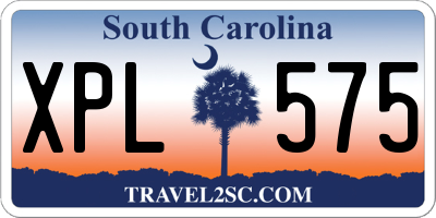 SC license plate XPL575