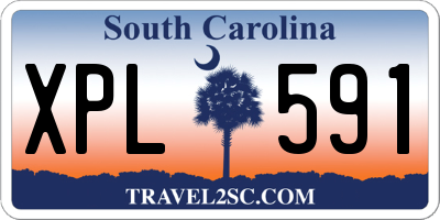 SC license plate XPL591