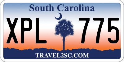 SC license plate XPL775