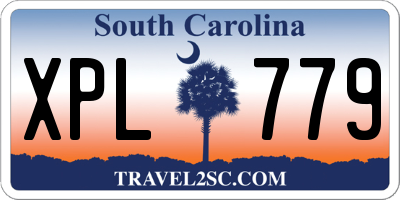 SC license plate XPL779