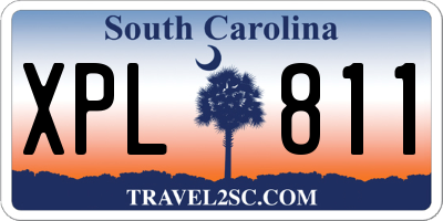 SC license plate XPL811