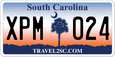 SC license plate XPM024