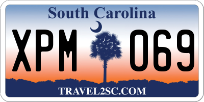 SC license plate XPM069