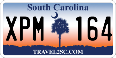 SC license plate XPM164