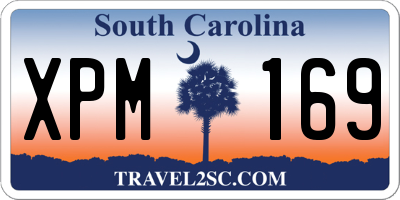 SC license plate XPM169