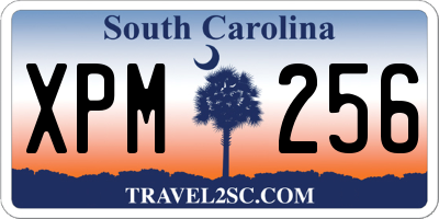 SC license plate XPM256