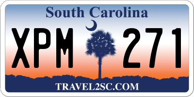 SC license plate XPM271
