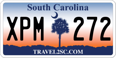 SC license plate XPM272