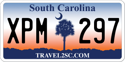 SC license plate XPM297