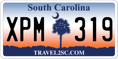 SC license plate XPM319