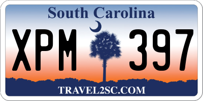 SC license plate XPM397