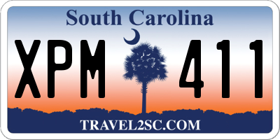 SC license plate XPM411